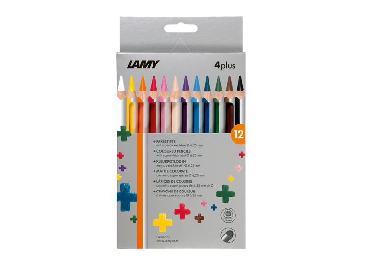 plus color pencils cardboard box 12pc